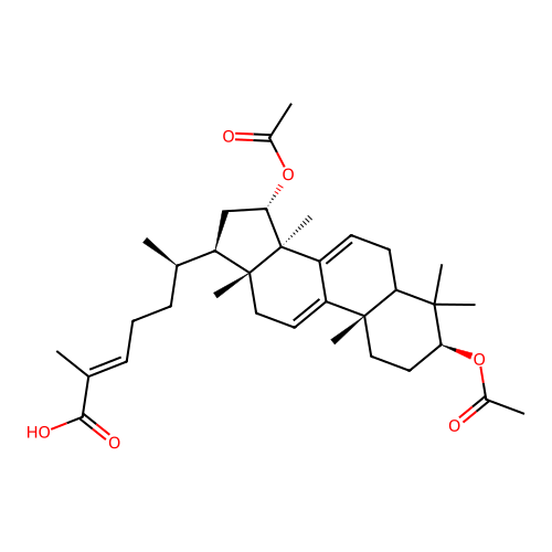 Ganoderic acid R structure