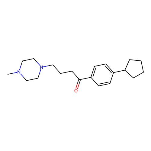 1-(4-Cyclopentylphenyl)-4-(4-methylpiperazin-1-yl)butan-1-one structure