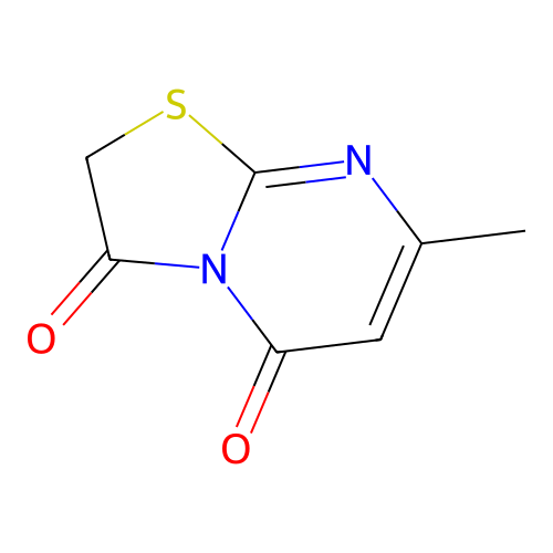 5H-thiazolo[3,2-a]pyrimidine-3,5(2H)-dione, 7-methyl- structure