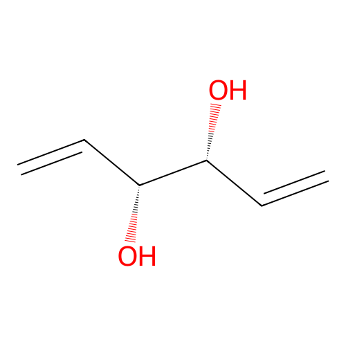 (3R,4R)-hexa-1,5-diene-3,4-diol structure