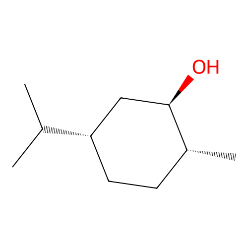 (1R,2R,5S)-2-methyl-5-propan-2-ylcyclohexan-1-ol structure