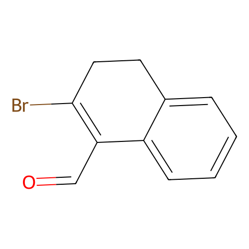2-Bromo-3,4-dihydronaphthalene-1-carbaldehyde structure