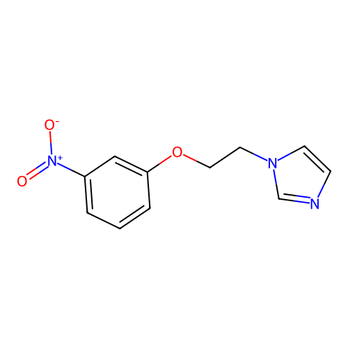 1-[2-(3-Nitrophenoxy)ethyl]-1H-imidazole structure