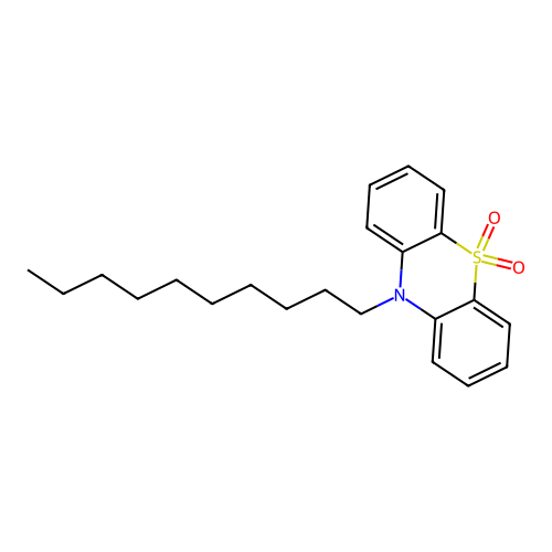 10-Decyl-10H-phenothiazine 5,5-dioxide structure