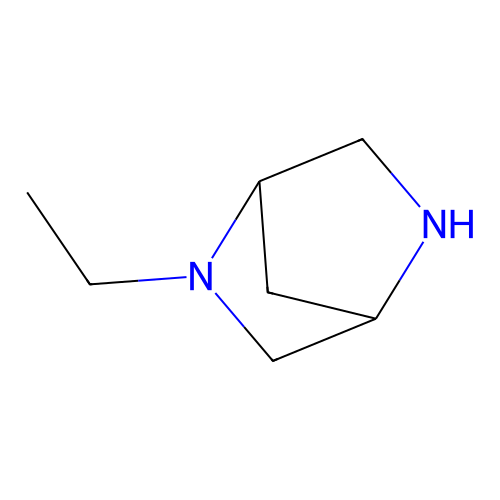 2-Ethyl-2,5-diazabicyclo[2.2.1]heptane structure