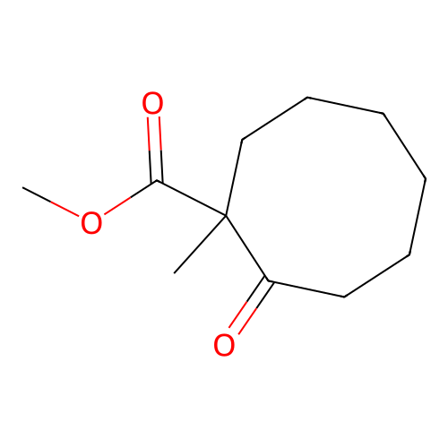 Methyl 1-methyl-2-oxocyclooctane-1-carboxylate structure