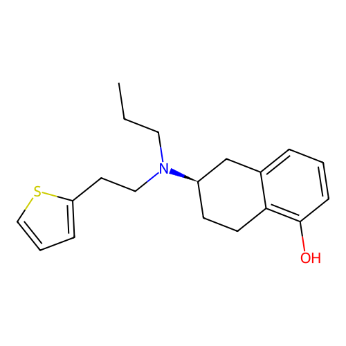 Rotigotine, (+)- structure
