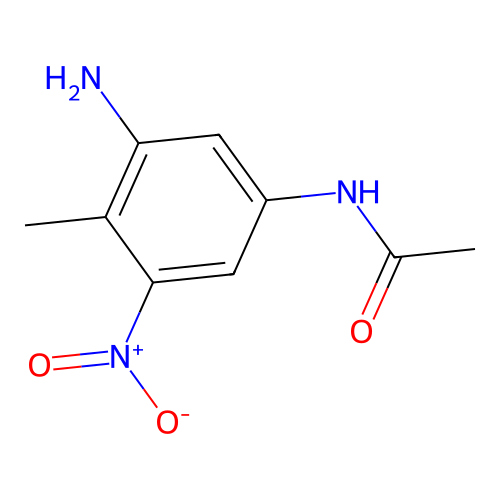 4-Acetamido-2-amino-6-nitrotoluene structure