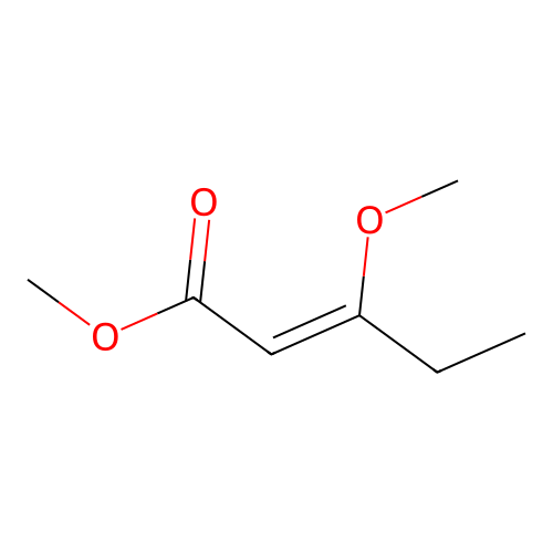 Methyl 3-methoxy-2-pentenoate structure
