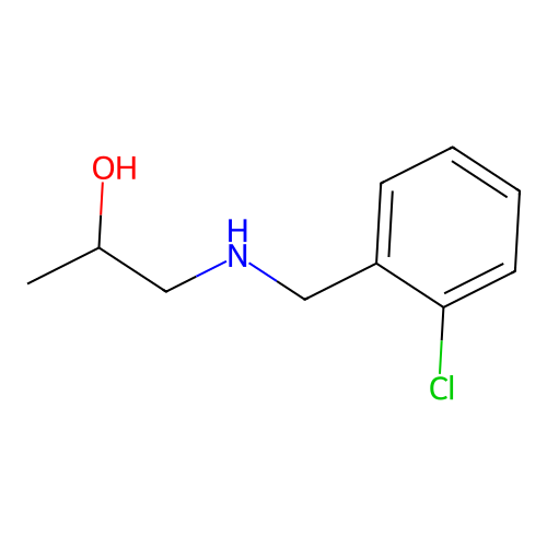 2-(2-Chlorobenzyl)amino-1-methylethanol structure