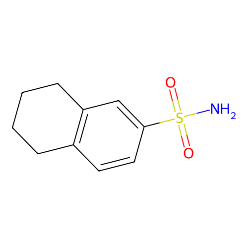 5,6,7,8-Tetrahydronaphthalene-2-sulfonamide structure