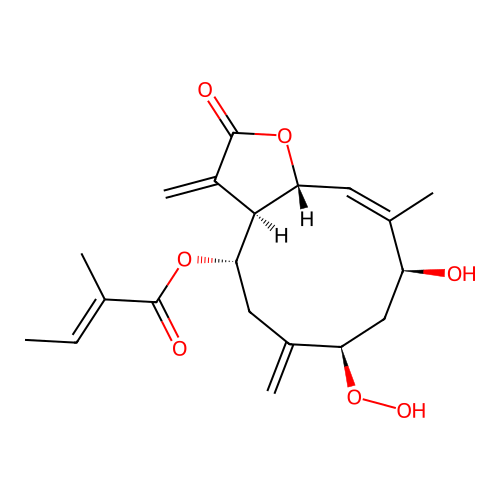 (+)-1beta-Hydroperoxyisonobiline structure