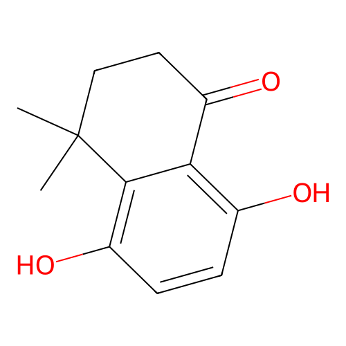 5,8-Dihydroxy-4,4-dimethyl-3,4-dihydro-1(2H)-naphthalenone structure