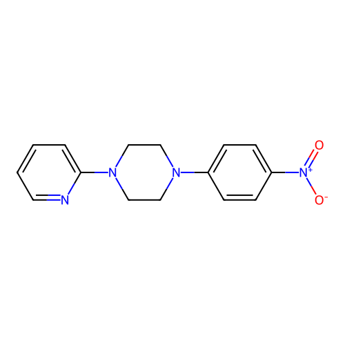 1-(4-Nitrophenyl)-4-(2-pyridyl)piperazine structure