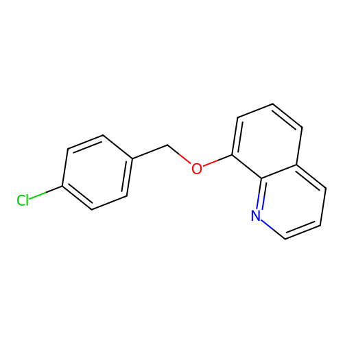 8-[(4-Chlorophenyl)methoxy]quinoline structure