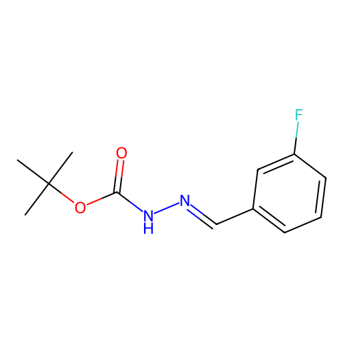 tert-butyl N-[(3-fluorophenyl)methylideneamino]carbamate structure