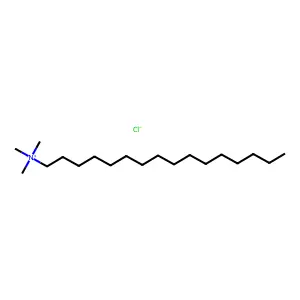 十六烷基三甲基氯化铵 structure