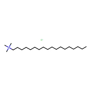Stearyltrimethylammonium chloride structure