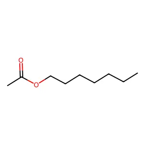 乙酸庚酯 structure