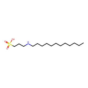3-(Dodecylamino)-1-propanesulfonic acid structure