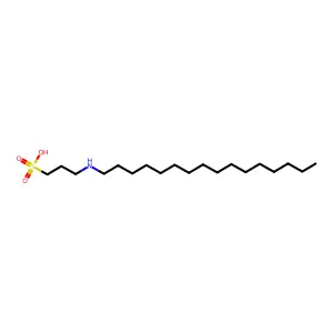 3-(Hexadecylamino)-1-propanesulfonic acid structure