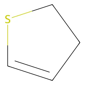 2,3-二氢噻吩 structure
