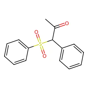 2-Propanone, 1-phenyl-1-(phenylsulfonyl)- structure
