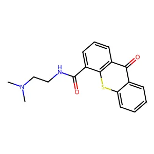 9H-Thioxanthene-4-carboxamide, N-(2-(dimethylamino)ethyl)-9-oxo- structure
