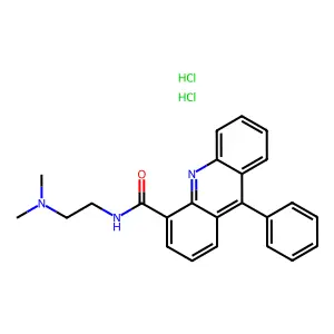 N-(2-Dimethylaminoethyl)-9-phenyl-4-acridinecarboxamide dihydrochloride structure