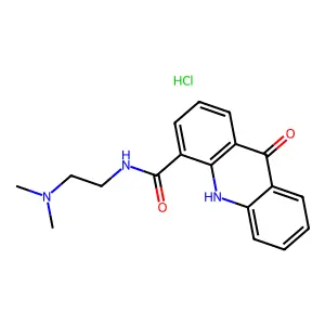 N-(2-dimethylaminoethyl)-9,10-dihydro-9-oxo-4-acridinecarboxamide Hydrochloride structure