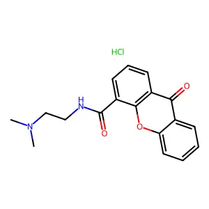N-(2-Dimethylaminoethyl)-9-oxo-9H-xanthene-4-carboxamide hydrochloride structure