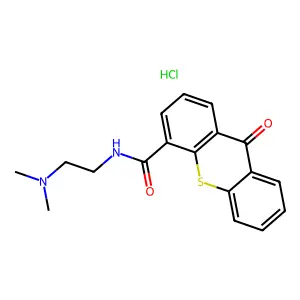 N-(2-Dimethylaminoethyl)-9-oxo-9H-thioxanthene-4-carboxamide hydrochloride structure