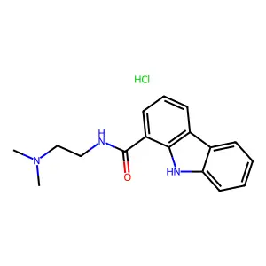 N-(2-dimethylaminoethyl)-9H-carbazole-1-carboxamide Hydrochloride structure
