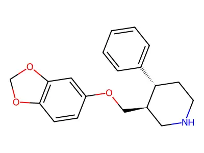 Desfluoroparoxetine structure
