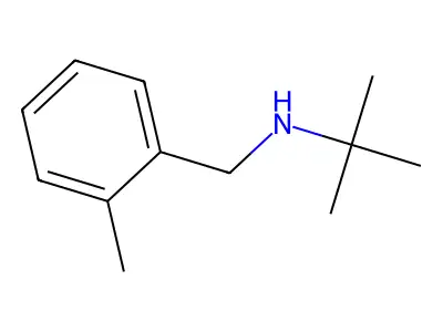 N-(tert-butyl)-N-(2-methylbenzyl)amine structure
