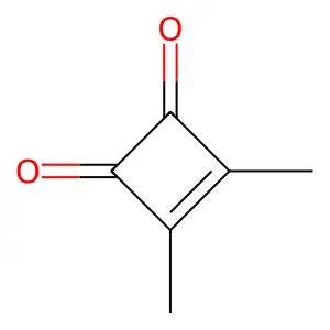 3-Cyclobutene-1,2-dione, 3,4-dimethyl- structure