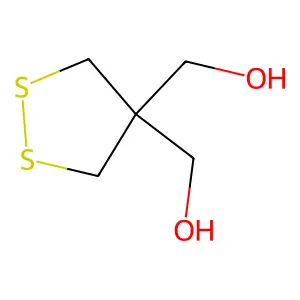 1,2-二硫戊环-4,4-二甲醇 structure