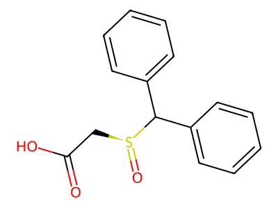 Modafinil acid structure
