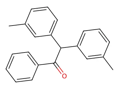 Ethanone, 2,2-bis(3-methylphenyl)-1-phenyl- structure