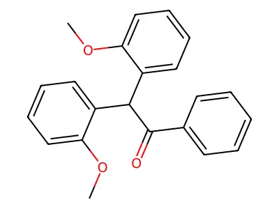 Ethanone, 2,2-bis(2-methoxyphenyl)-1-phenyl- structure