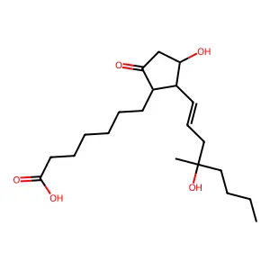 米索前列醇酸 structure