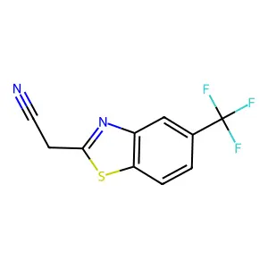 2-[5-(Trifluoromethyl)-1,3-benzothiazol-2-yl]acetonitrile structure