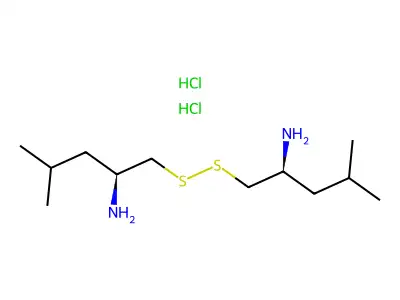 Bis(1-thio-2-amino-4-methylpentane) structure
