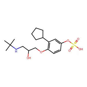 4-羟基喷布洛尔-4-硫酸盐 structure