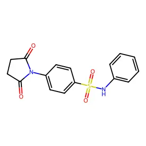 4-(2,5-dioxopyrrolidin-1-yl)-N-phenylbenzenesulfonamide structure