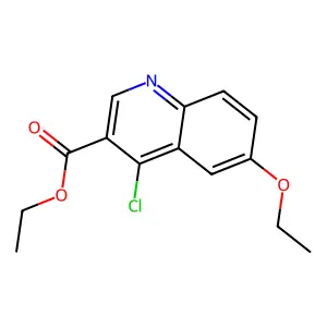 Ethyl 4-chloro-6-ethoxyquinoline-3-carboxylate structure