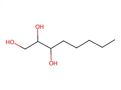 1,2,3-Octanetriol structure