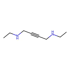 2-Butyne-1,4-diamine, N1,N4-diethyl- structure