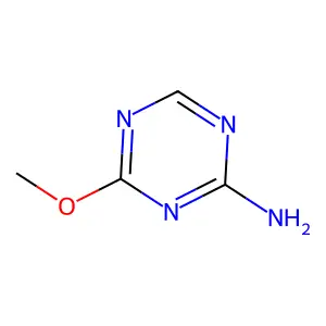 4-甲氧基-1,3,5-三嗪-2-胺 structure