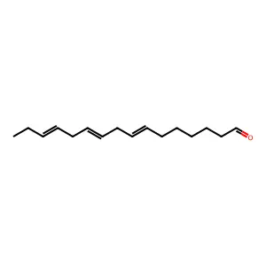 7,10,13-Hexadecatrienal structure